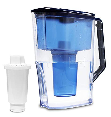 Water Pitcher, Alkaline Water Pitcher,Alkaline Water Jug -7 Stage Ionizer Filtration System To Purify And Increase Ph Levels - C