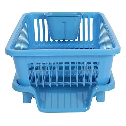 Ali Shipping Big Dish Drainer Basket ? Large Capacity Kitchen Sink Organizer | Durable And EasyToClean Rack For Drying Plates,