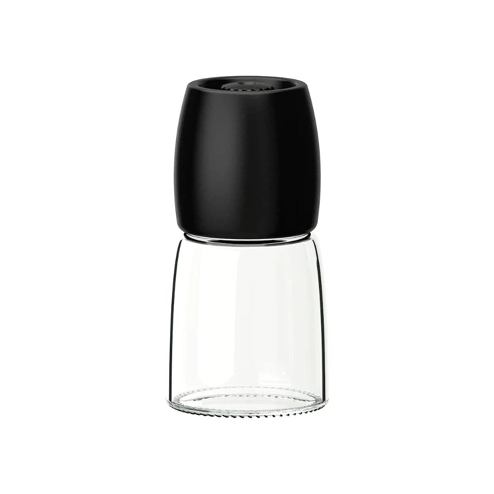 Ikea Spice Mill Pepper /Masala Grinder With Glass Jar ,Height 12.5 Cms And 6 Cms Diameter (1 Unit)