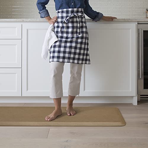 Gelpro Newlife Designer Comfort Ergo-Foam Anti-Fatigue Kitchen Floor Mat, 20'' X 72'', Grasscloth Khaki