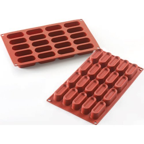 Silikomart Professional SF179 Silicone Mold, Inset Oval