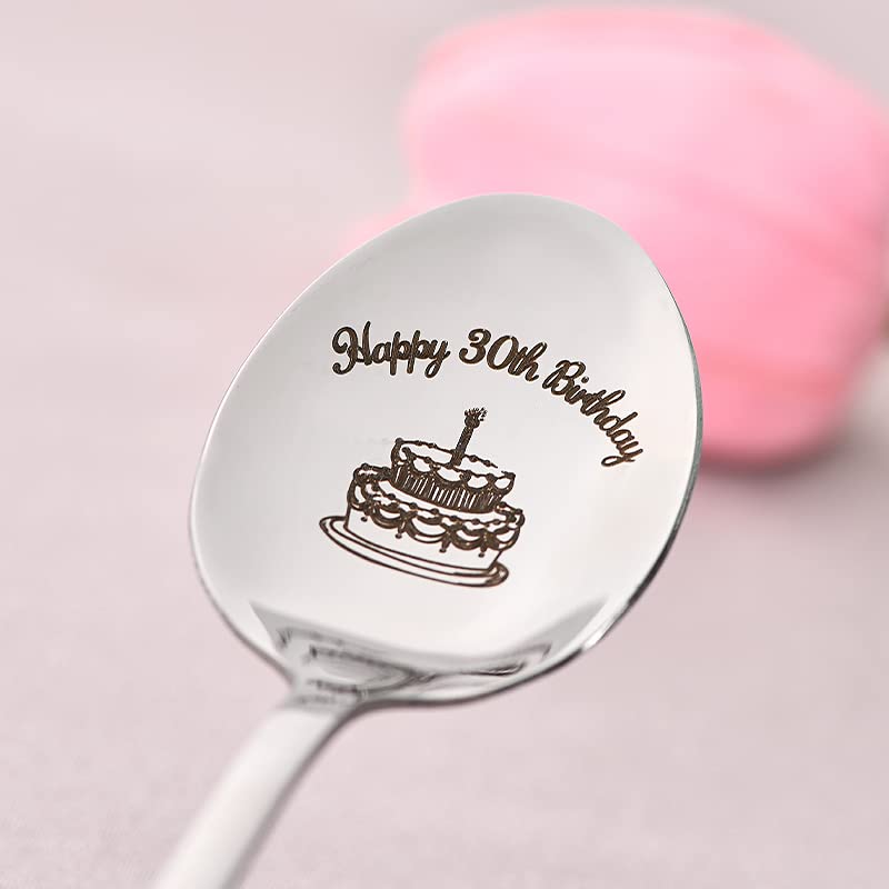 30 Birthday Gifts Spoon For Women Men Happy 30Th Birthday Spoons Gifts For Him Her Birthday Gift For 30 Year Old Friend Brother
