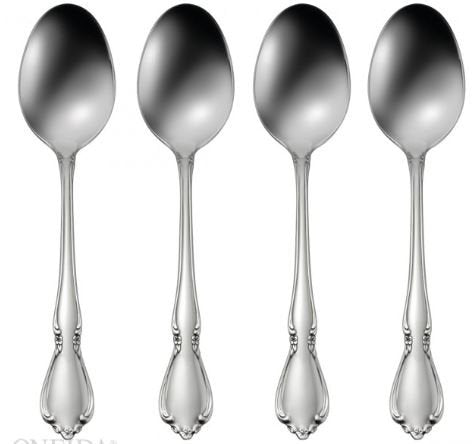 Oneida Chateau Dinner Place Spoons - Set Of 4