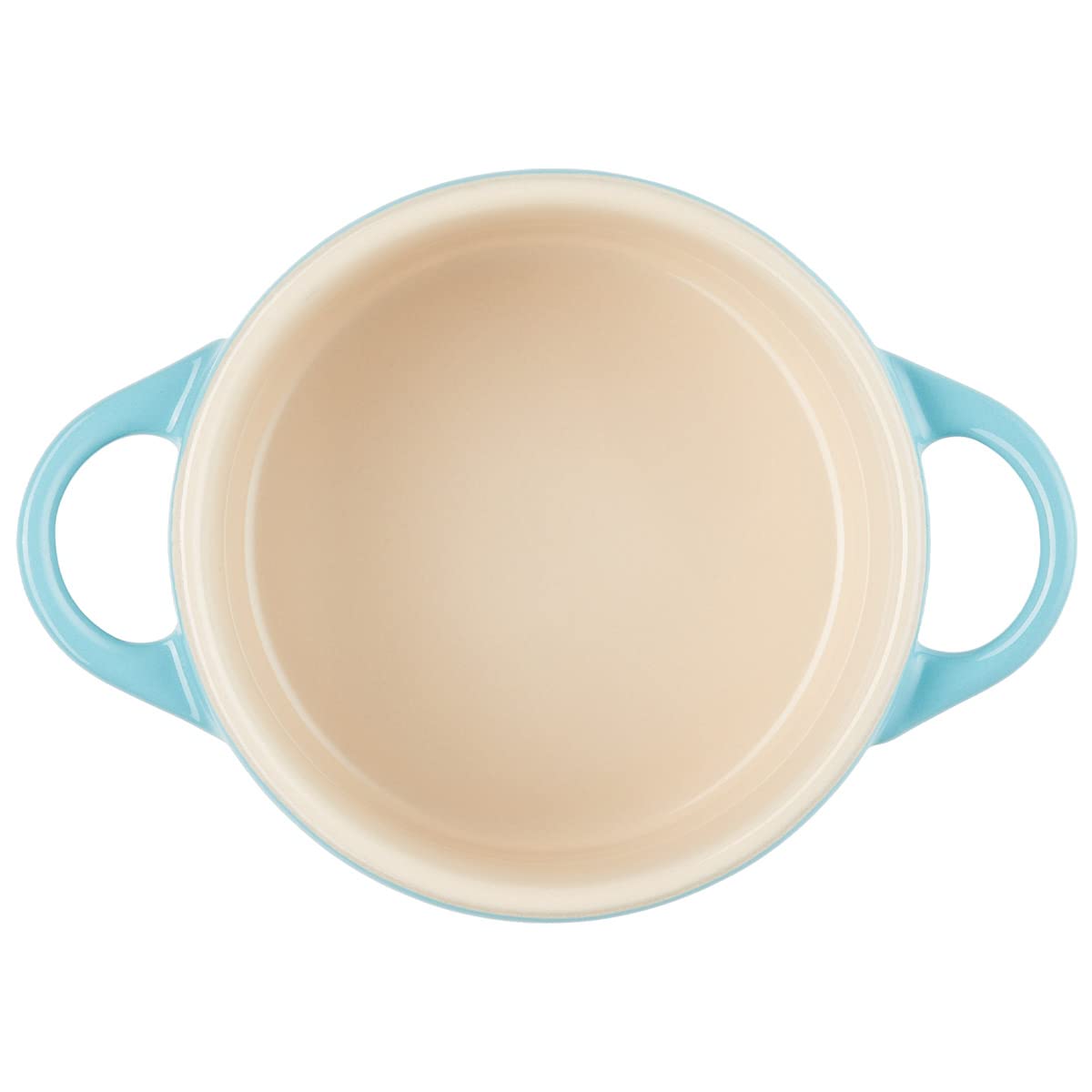 Le Creuset Stoneware Mini Round Cocotte  8 oz.  Caribbean