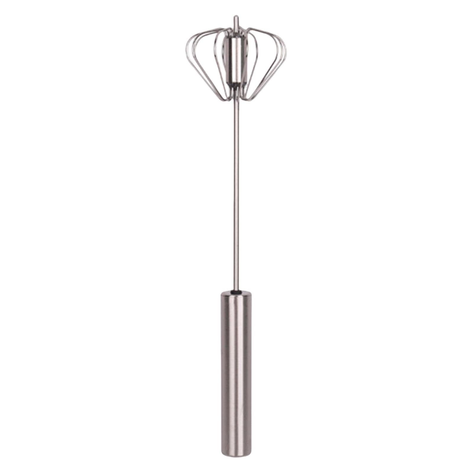 Ujeavette Semi Automatic Egg Whisk Manual Egg Mixing Tool For Baking Frothing Stirring L