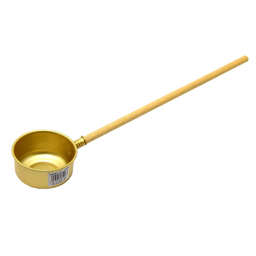 Maekawa Metal Kogyo Wooden Handle Ladle 3.1 inches (8 cm)