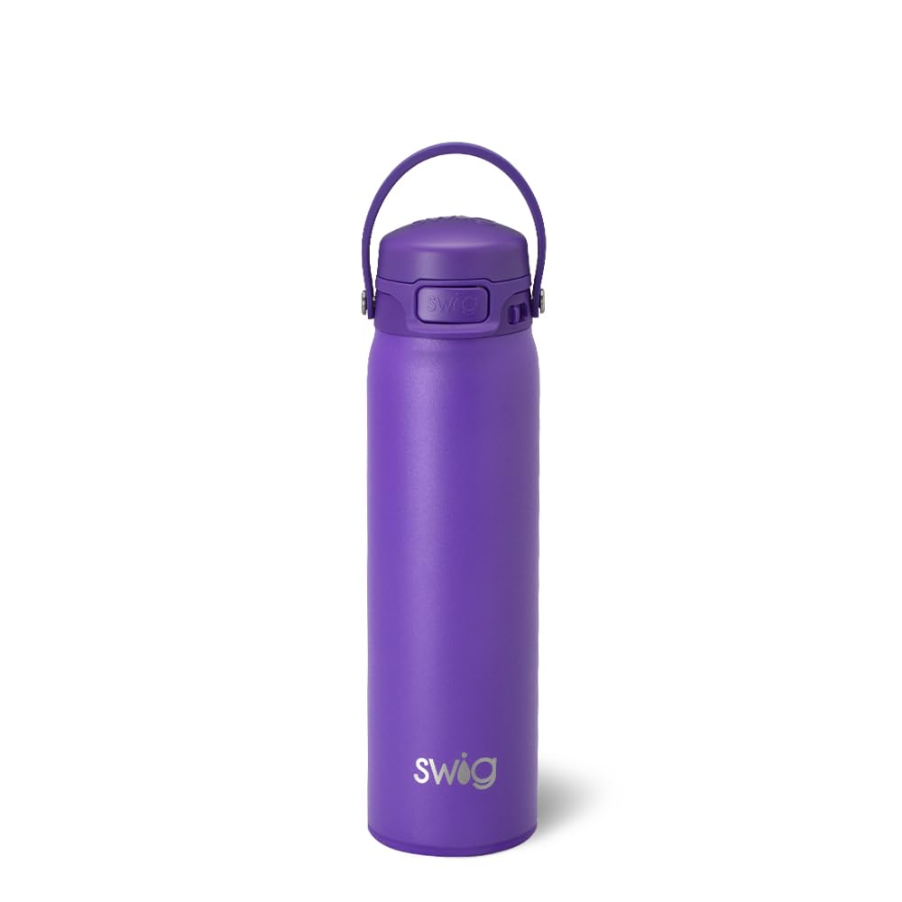 Swig Life 22oz Leakproof EZ Fill Water Bottle, Purple