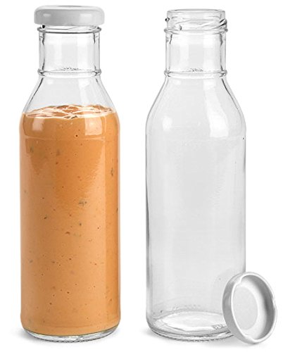 Nakpunar 24 Pcs White 38 Mm Glass Bottle Lids - 38Tw Lug Lids