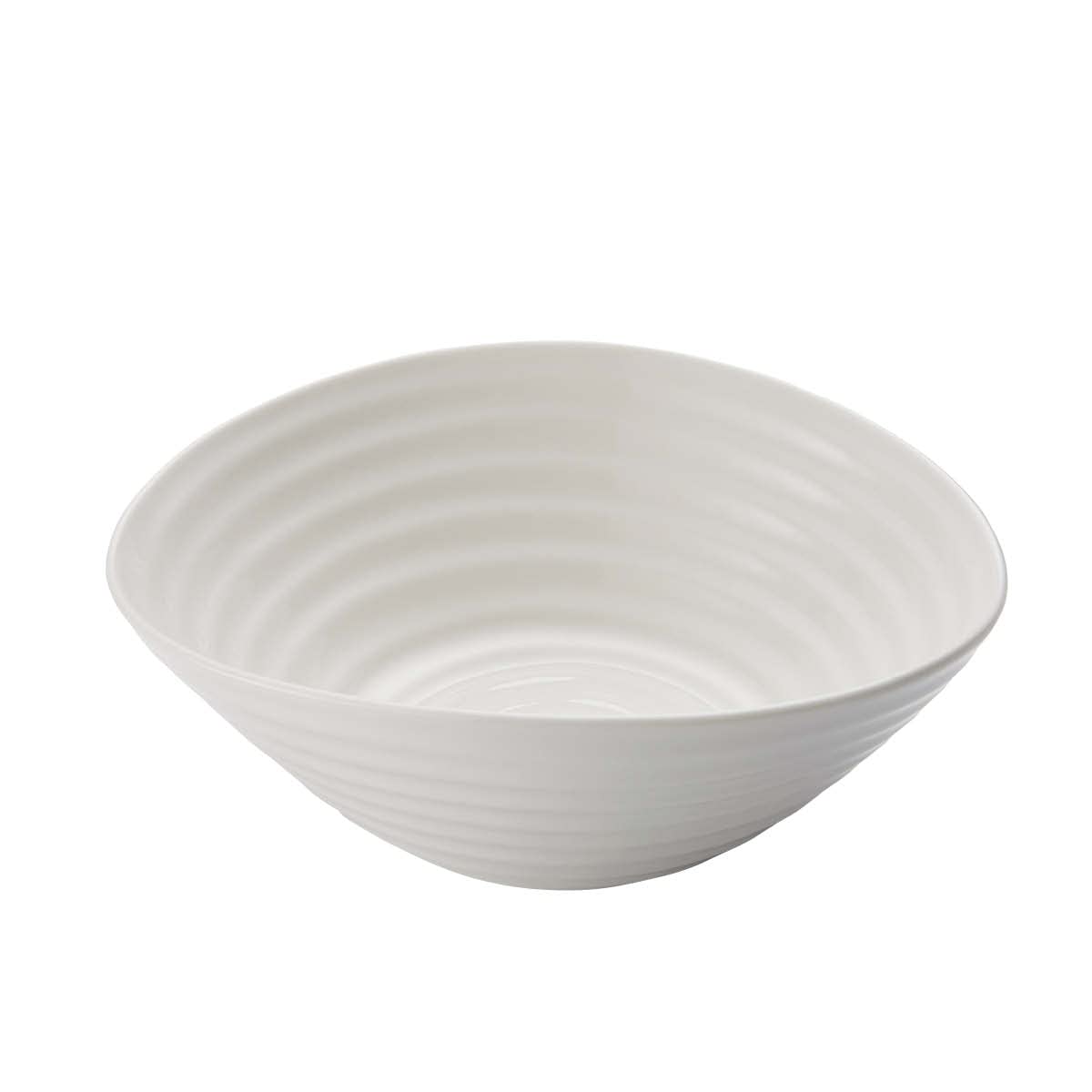 Portmeirion Sophie Conran White Cereal Bowl | Set of 4 | Dinnerware Bowl for Soup or Cereal | 7.25 Inch | Made from Fine Porcela