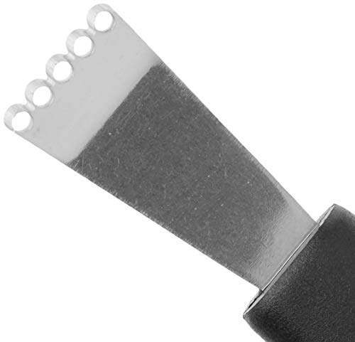 Mercer Culinary Citrus Zester - Retail Packaging,Black