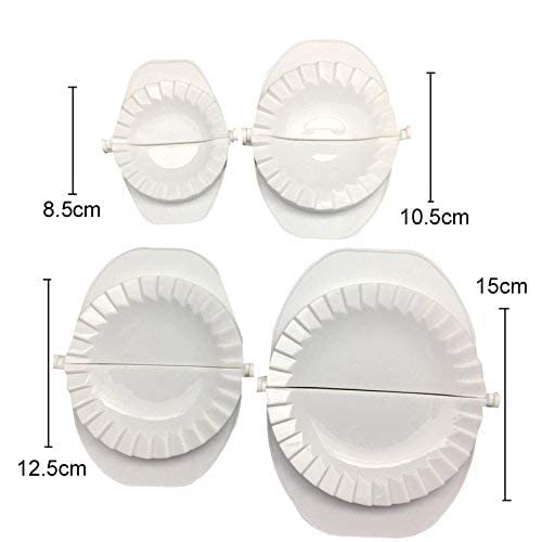 Emousport 4Pcs/Set Press Ravioli Dough Pastry Pie Dumpling Maker Gyoza Mold Mould Tool 4 Size Easy Eco Friendly Dumpling Mould