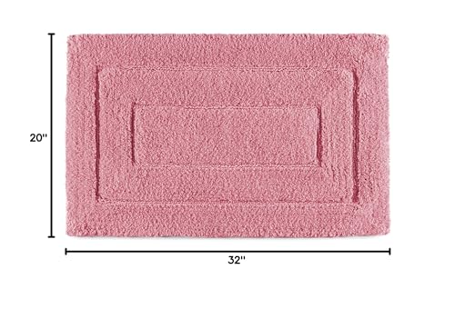 Kassatex Kassa Design Bath Rug  20 by 32-Inch  Wild Salmon