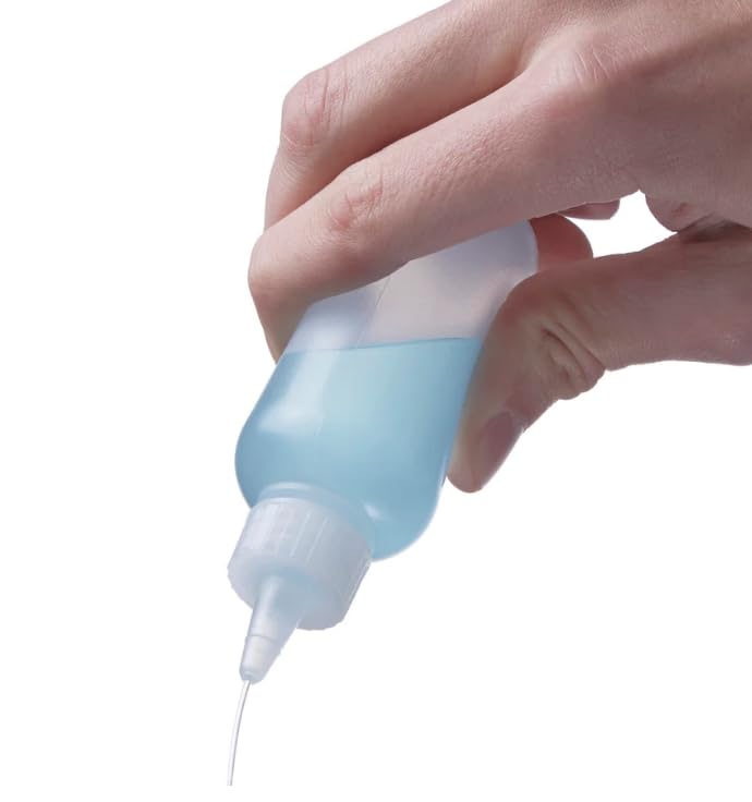 Ljdeals 2 Oz Plastic Squeeze Bottles With Yorker Caps, For Condiments, Hair Color, Glues, Paints, Craft, Sauce And Morepack Of 6