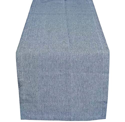 Yourtablecloth Chambray Table Runner (Blue, 14 X 108)