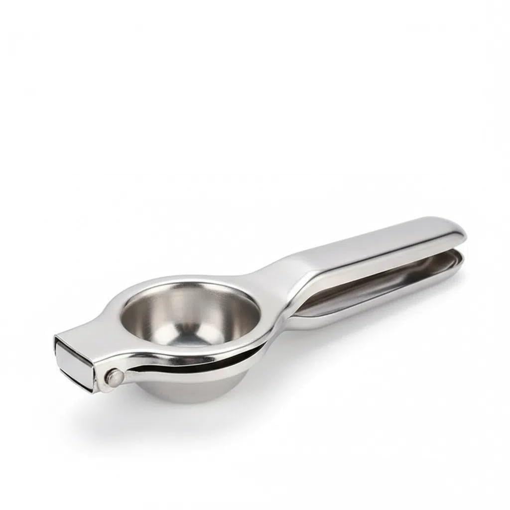 0019 Xauzix Stainless Steel Manual Citrus Juicer  5 Cm Lemon Squeezer  Portable & Easy To Clean