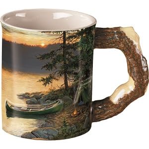 Wild Wings Sculpted Mug Summer Sunrise, Multicolor, 16 Ounce