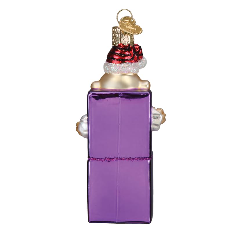 Old World Christmas Charlie-in-The-Box Glass Blown Ornament, Handcrafted Holiday Decoration, Model 44212, Unique Rudolph Collection