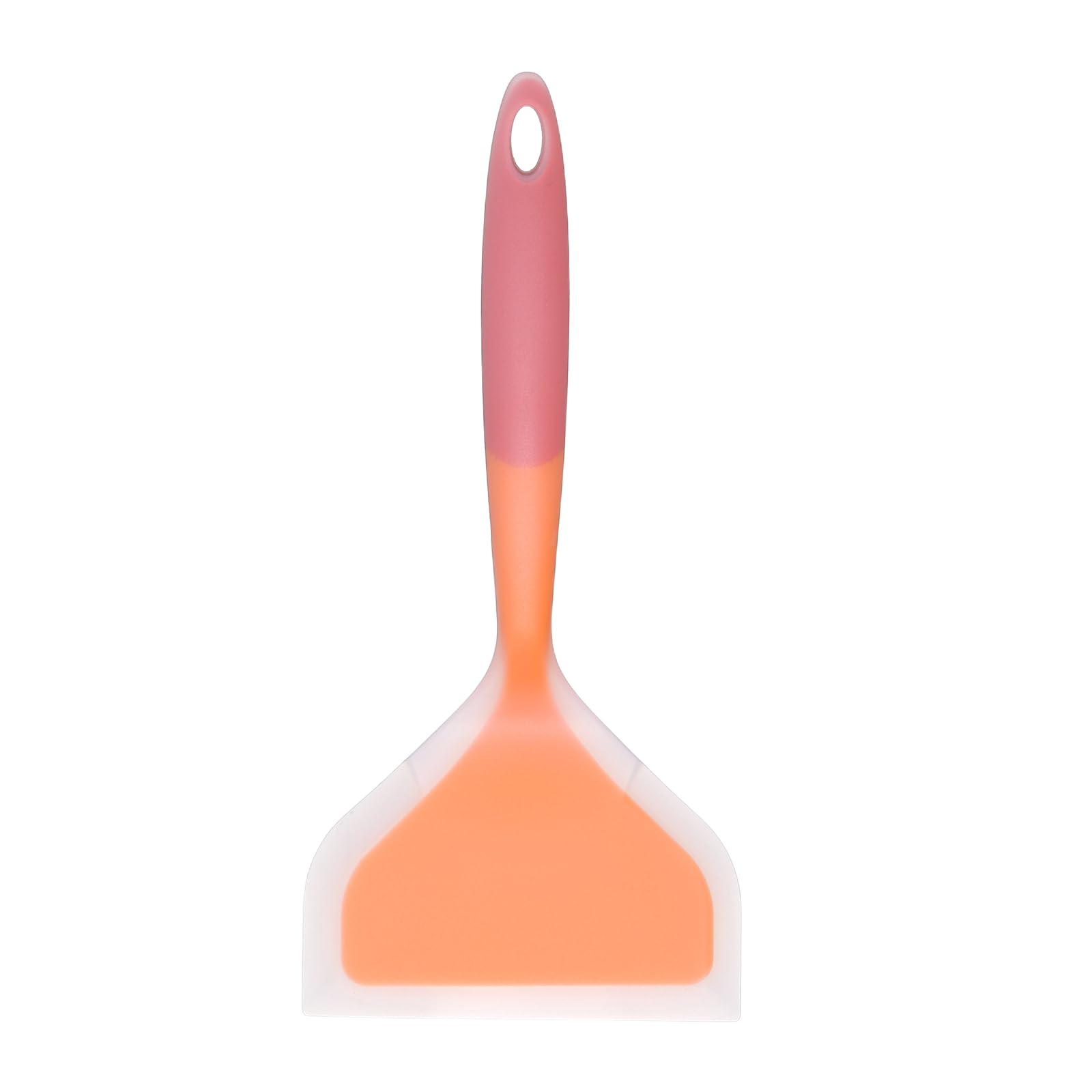 uxcell Silicone Tamagoyaki Spatula Wide Omelette Spatula Eggs Yellow/Pink