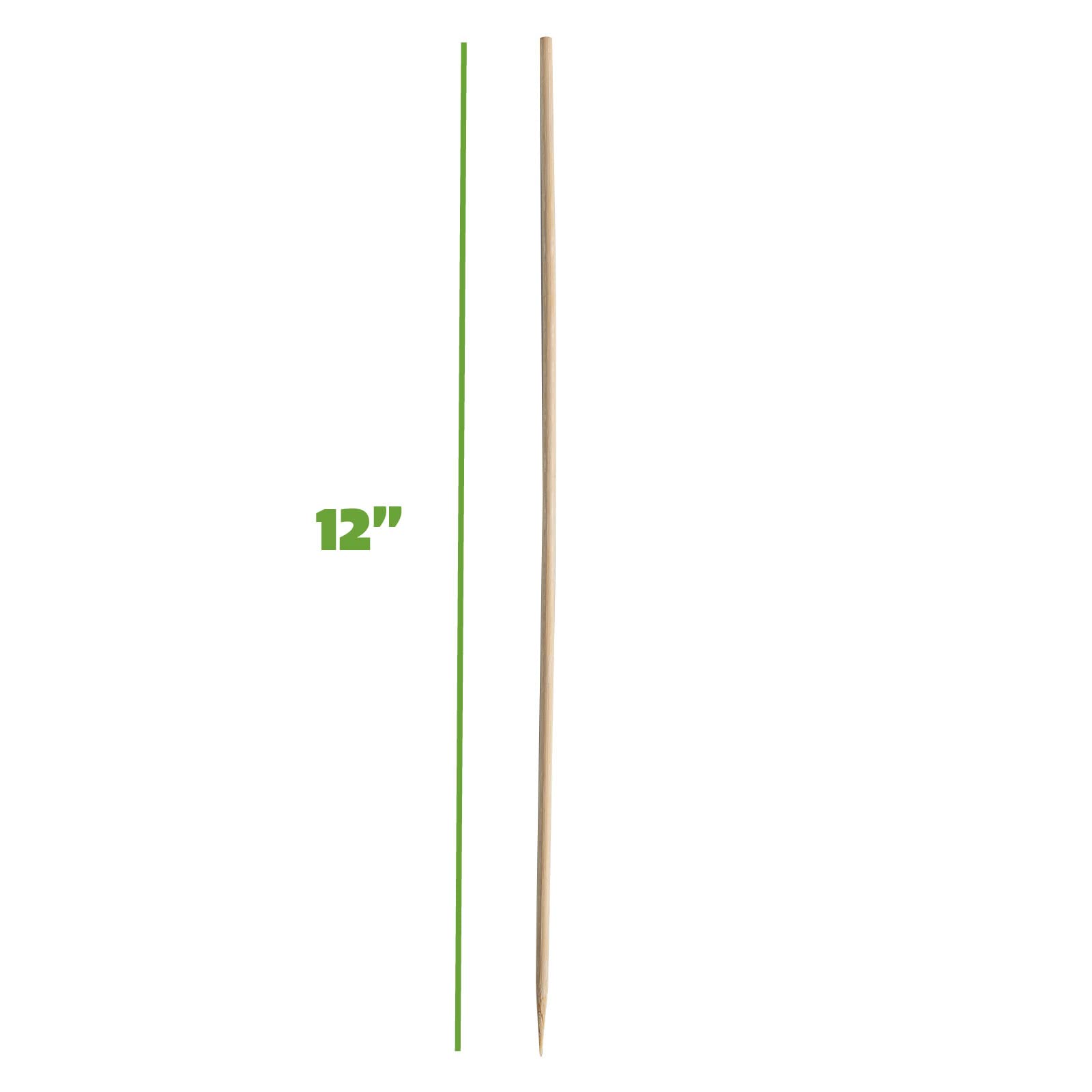 Comfy Package, 12 Inch Bamboo Wooden Skewers For Shish Kabob, Grilling, Fruits, Appetizers And Cocktails [100 Count]
