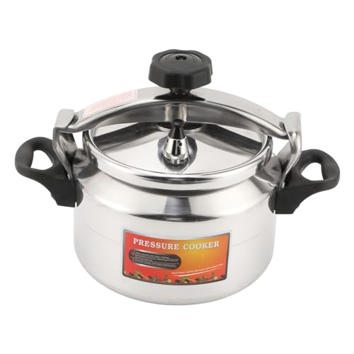 Fockety Pressure Cooker, 3/4 / 5 Liters Aluminum Explosion Proof Pressure Canner for Home and Commercial Use, with Easy Opening 