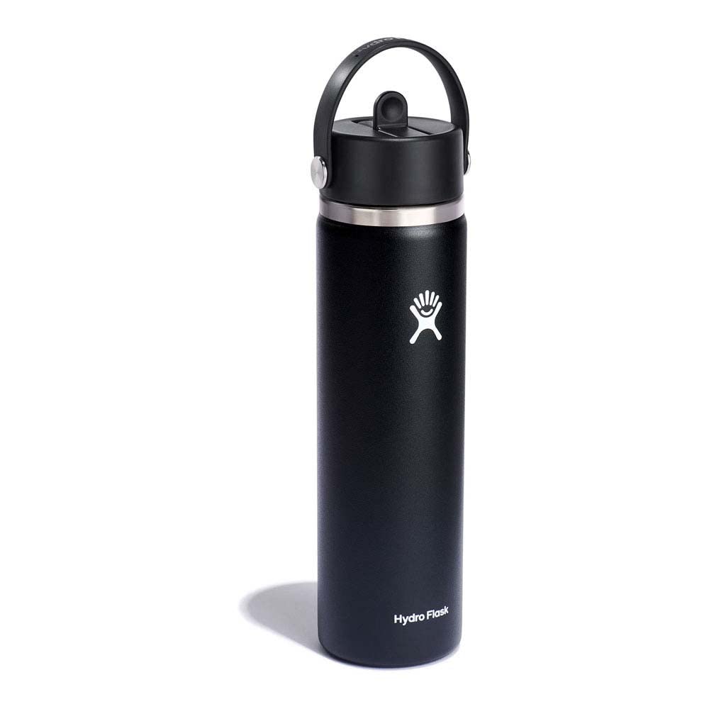 Hydro Flask Wide Flex Straw Cap Black 24 Oz