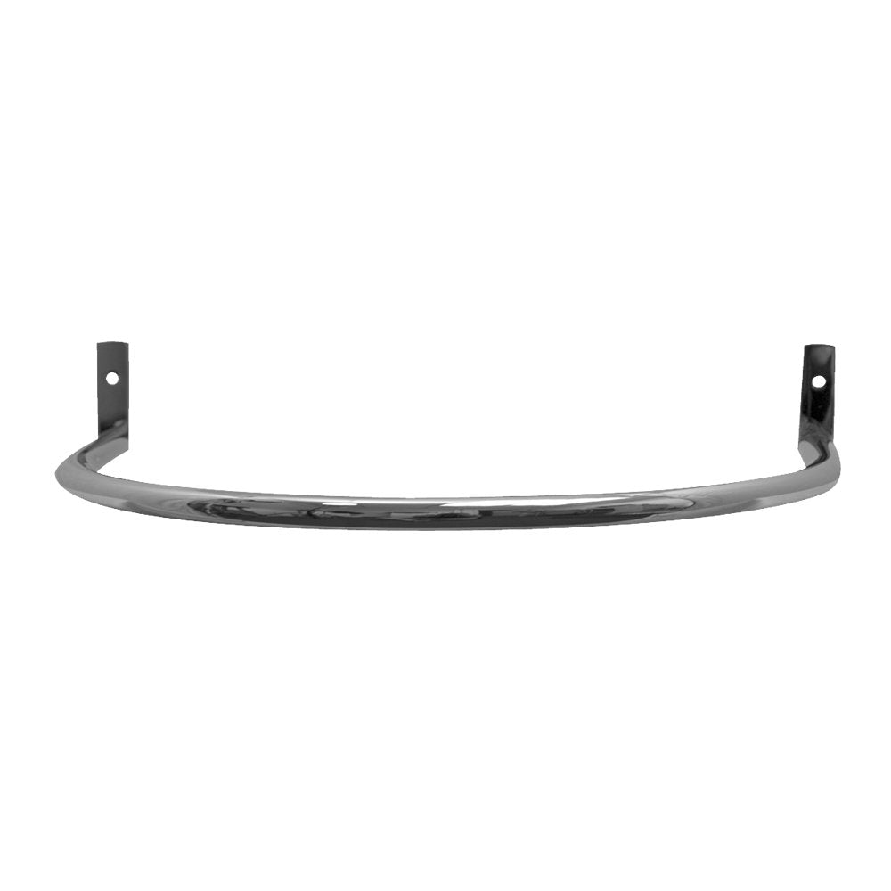 Whitehaus Lua4-Poch China Series 22-Inch Large U-Shaped Front Towel Bar, Polished Chrome