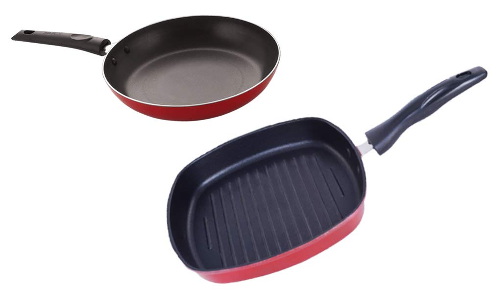 Nirlon Non Stick Aluminium Kitchenware Item Cookware Set Of 2 Pieces (2.6Mm_Tp_Gp22)