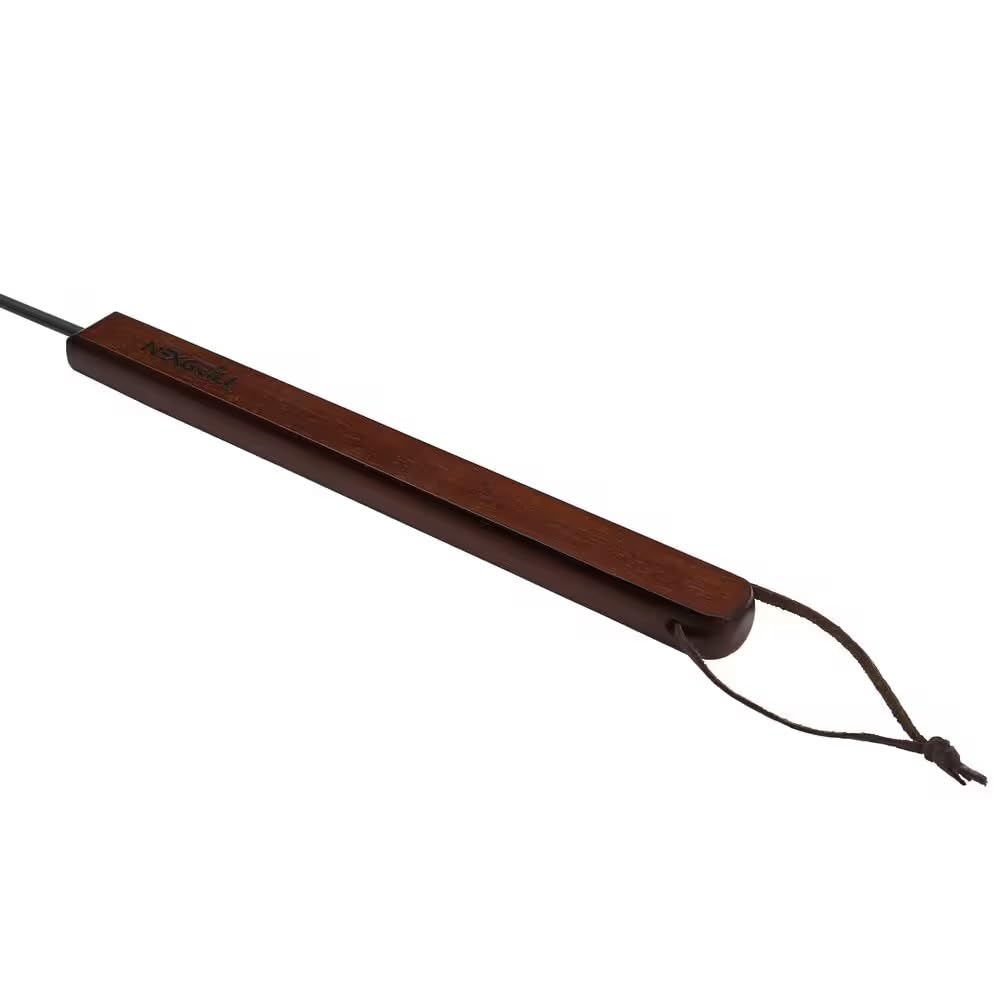 Nexgrill 37 Inch Roasting Stick With Wooden Handle, Dual Fork, Hanging Loop For Easy Storage, Easy To Clean, Perfect Accessory F