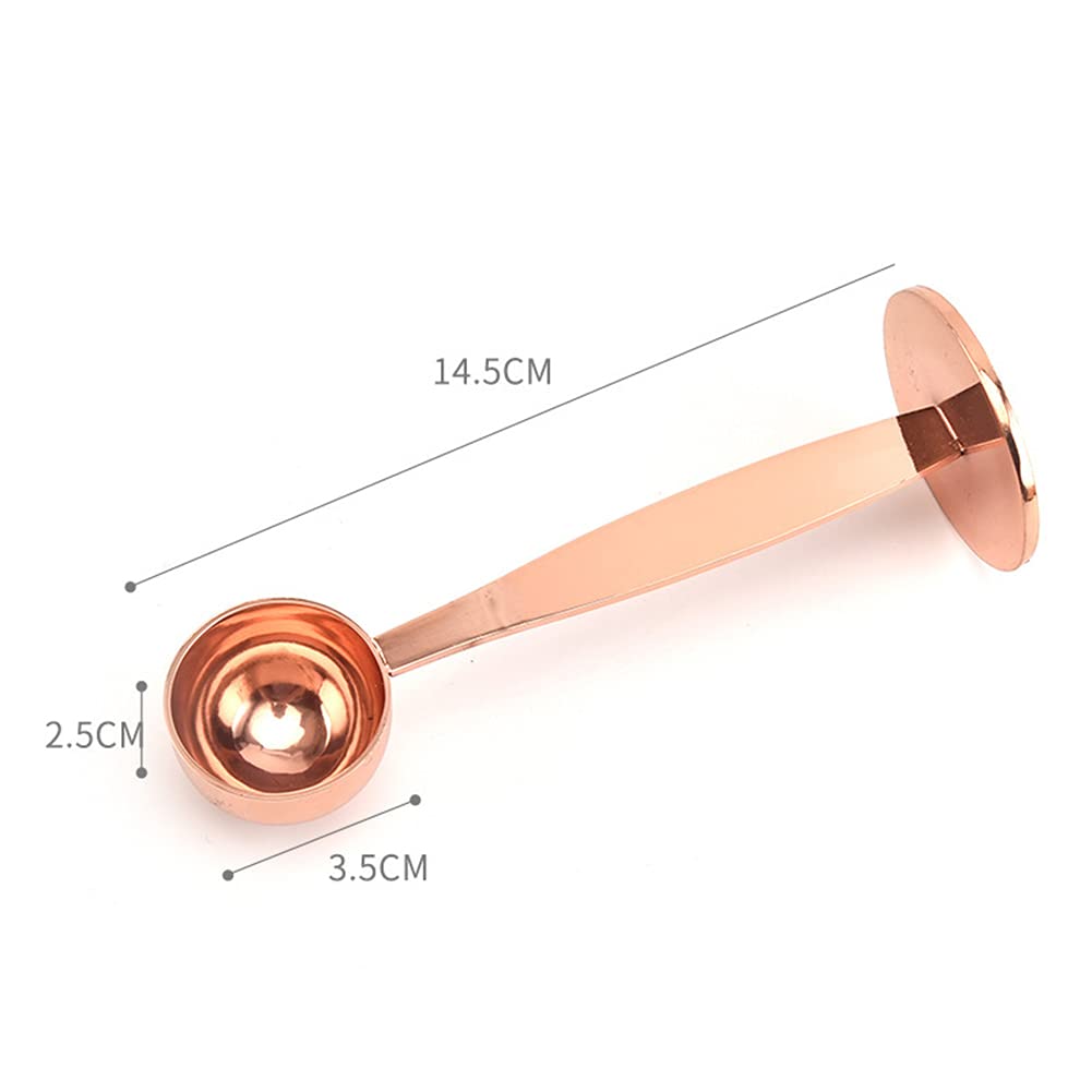 Coffee Scoops, 1 Pc 15 Ml (1 Tpsp) Rose Gold 304 Stainless Steel Espresso Coffee Measuring Spoon 1 Tablespoon Measure Spoon With
