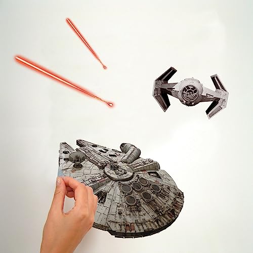 Roommates Star Wars Death Star Tie Fighter & X-Wing Peel And Stick Wall Decals By Roommates, Rmk3012Scs