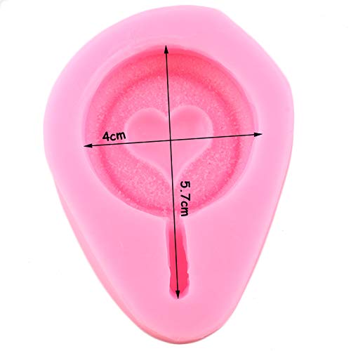 5Pcs Mini Summer Ice Cream Cone Popsicle Silicone Mold Diy Party Baby Birthday Cupcake Fondant Decor Tools Candy Clay Chocolate