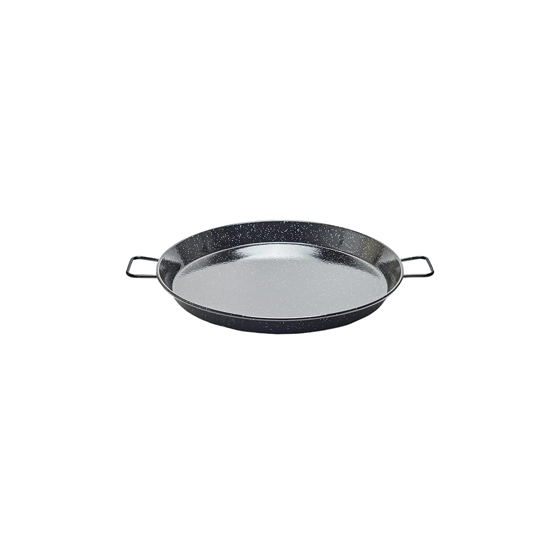 Garcima 18-Inch Enameled Steel Paella Pan, 46Cm