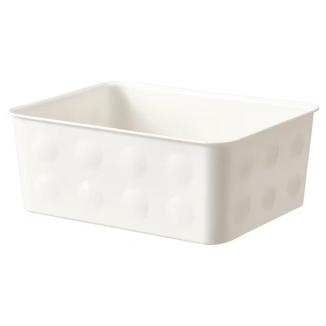 Ikea Nojig Organiser, Plastic/White, 20X25X10 Cm (7 X9 X4)