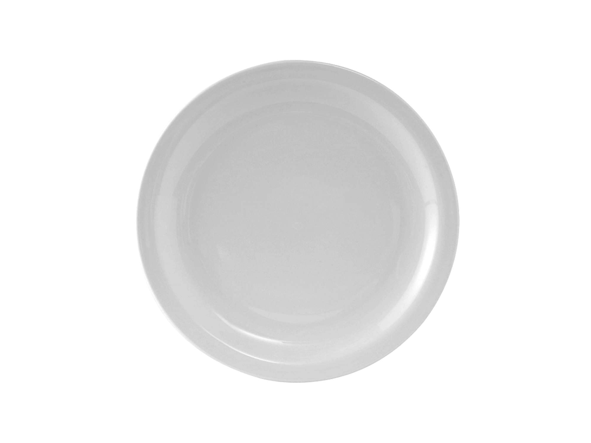 Tuxton China CLA-074 Plate, 7-1/2 Diameter, Round, Narrow Rim, Microwave and Dishwasher Safe, Oven Proof, Fully Vitrified, Color
