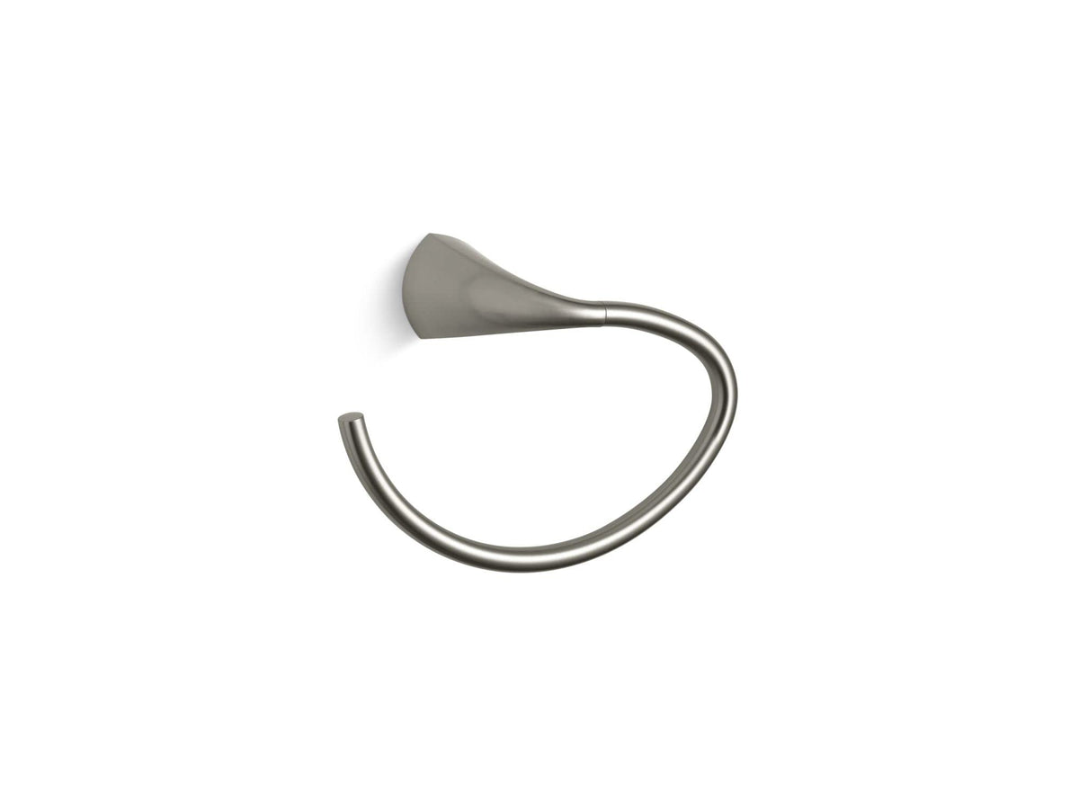 Kohler Towel Ring, Bathroom Towel Ring, Alteo Collection, Brushed Nickel, K-37057-Bn