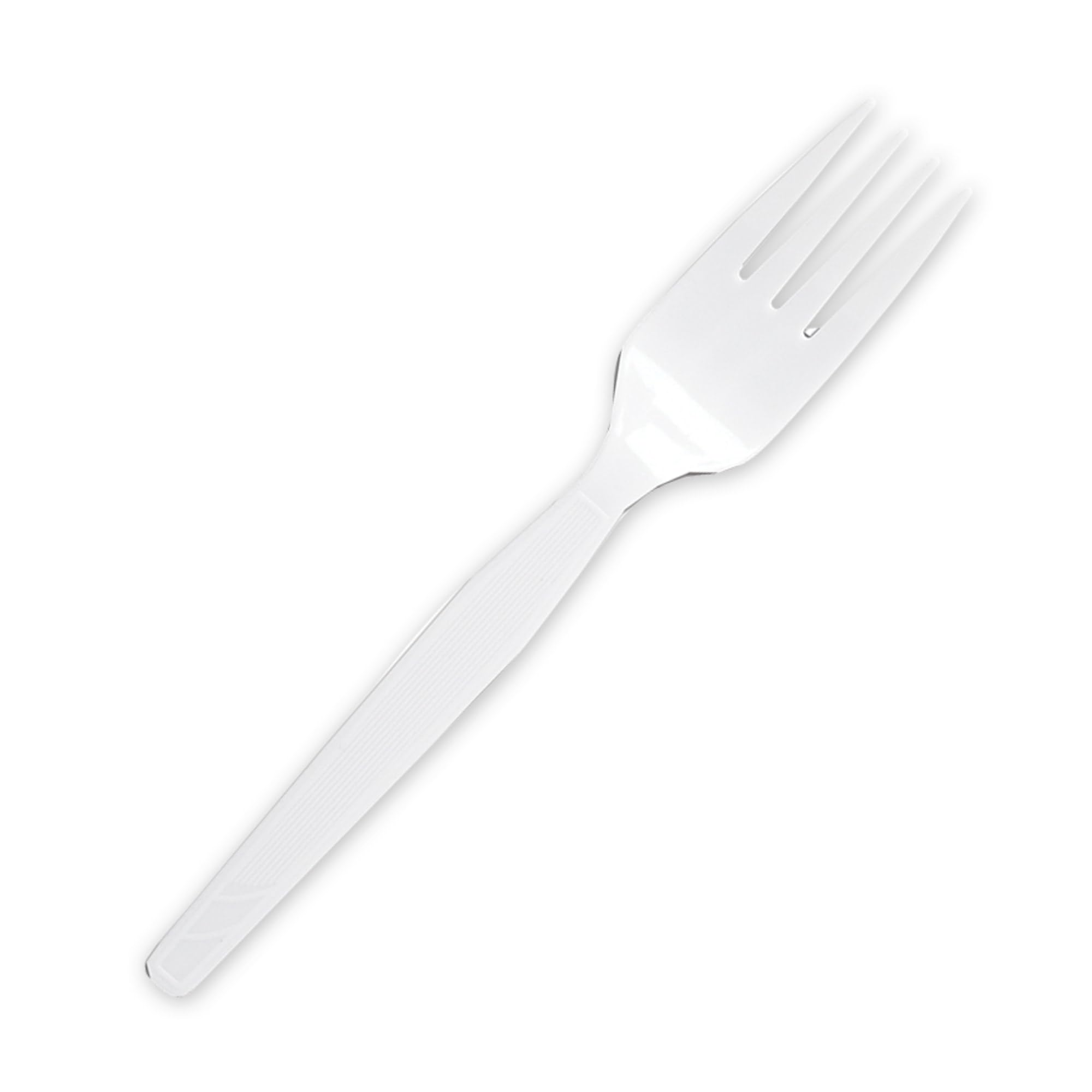 Genuine Joe 0010430 Plastic Forks, Heavyweight, 100/Bx, White