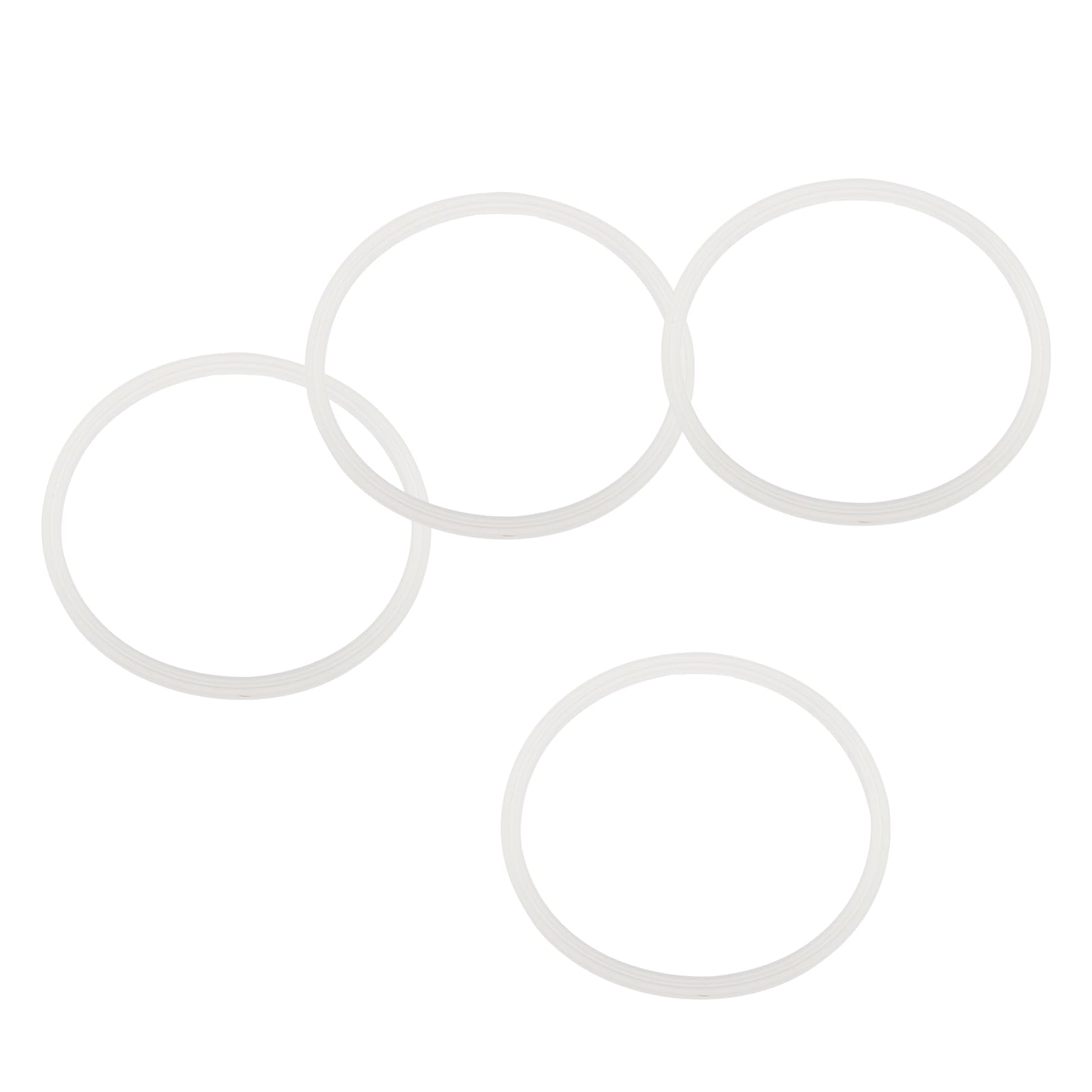uxcell 16oz or 20oz Replacement Rubber Lid Seals, 4 Pcs 2.56 Diameter O Shaped Resealable Lid Gaskets for Stainless Steel Insul