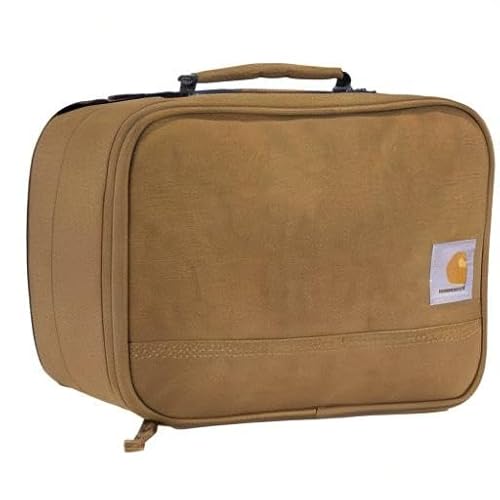 Carhartt Gear B0000286 Insulated 4 Can Lunch Cooler - One Size Fits All - Carhartt Brown