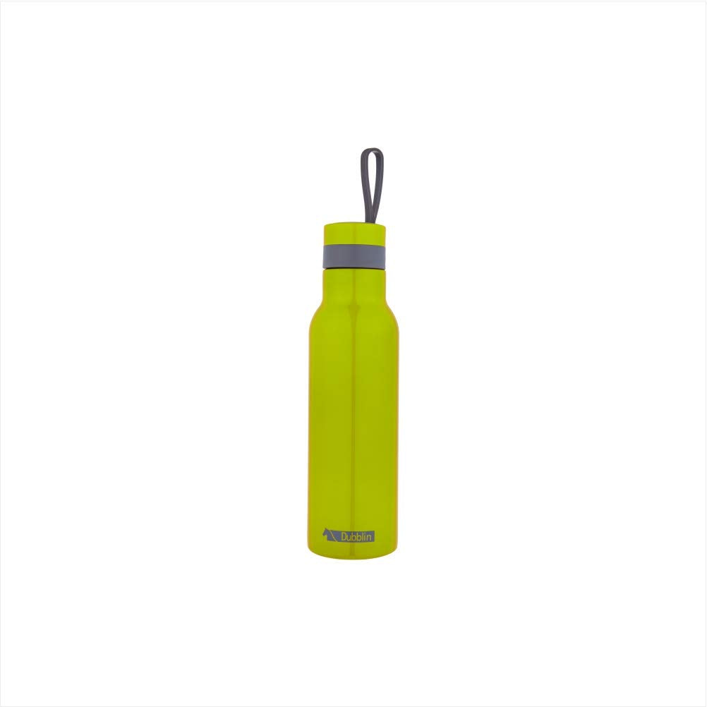 Dubblin Jewel Stainless Steel Sipper Water Bottle, Bpa Free, Sports Water Bottle (Green 700Ml)