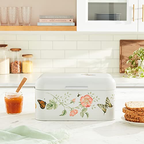 Lenox 892520 Butterfly Meadow Breadbox, 11.25'' L X 6.5'' W X 6.25'' H