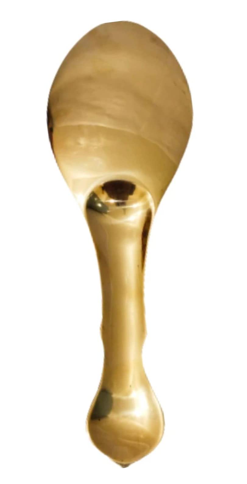 Bona Fide - Pure Brass Serving Spoon, Rice Chamcha, Palta 9 Inch Long For Serving