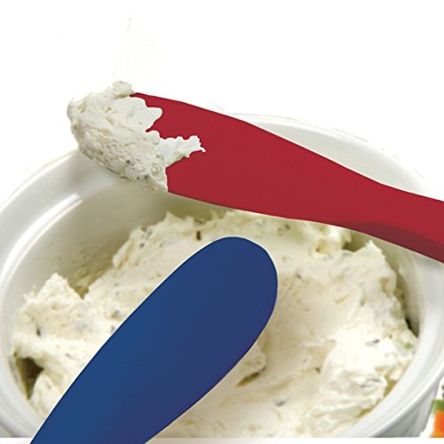 Norpro Heat-Resistant Nylon Scraper Spatula (11-Inch, Blue)