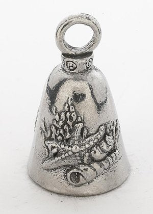 SEA SHELL GUARDIAN BIKER BELL WITH HANGER