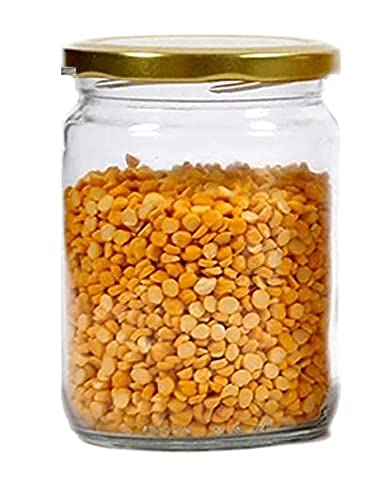 Mantra Creation 500 Ml Glass Jar With Air Tight For Kitchen Dried Masla Storage Jar,Honey Jar,Jar And Container,Spice Masala Jar