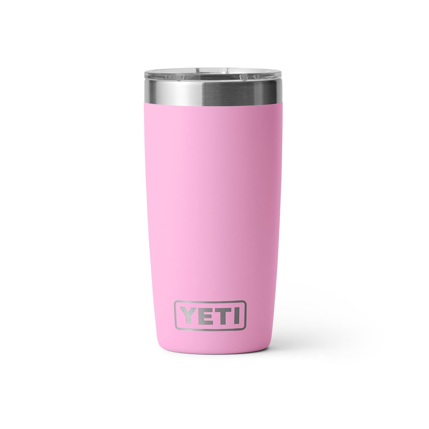 YETI Rambler 10 oz Tumbler, Stainless Steel, Vacuum Insulated, MagSlider Lid, Power Pink