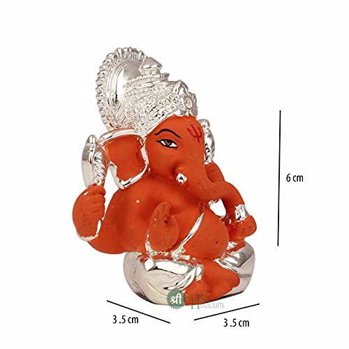 Profound Craft Resin Ganesha Idol Statue Figurine Decorative Ganesh Murti For Home Decoration And Gifts Handcrafted Ganesh Ji Mu
