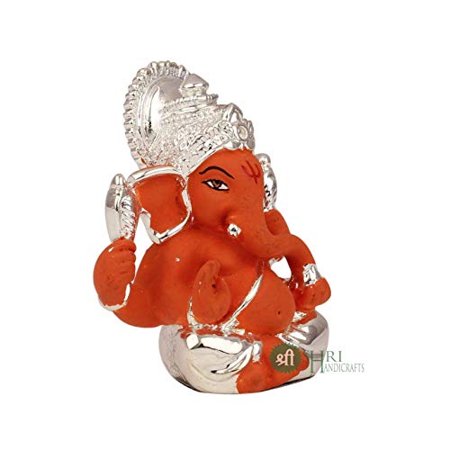 Profound Craft Resin Ganesha Idol Statue Figurine Decorative Ganesh Murti For Home Decoration And Gifts Handcrafted Ganesh Ji Mu