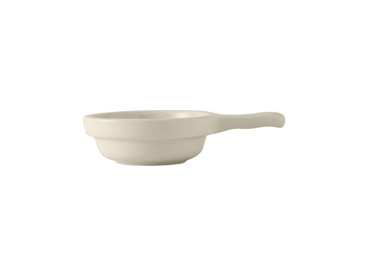 Tuxton China BES-1002 French Casserole Dish, 10 oz., 7-5/8 x 4-7/8 x 1-7/8, Stackable, Microwave & Dishwasher Safe, Oven Proof, 