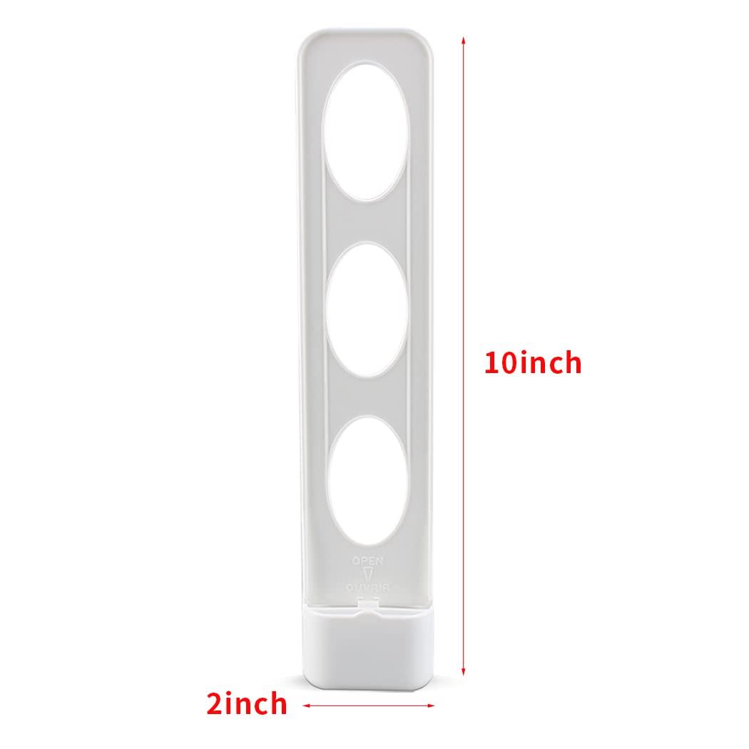 Veterger Replacement Parts Water Filter Holder With 3 Pack Charcoal Water Filters,Compatible With Cuisinart Coffee Maker (White)