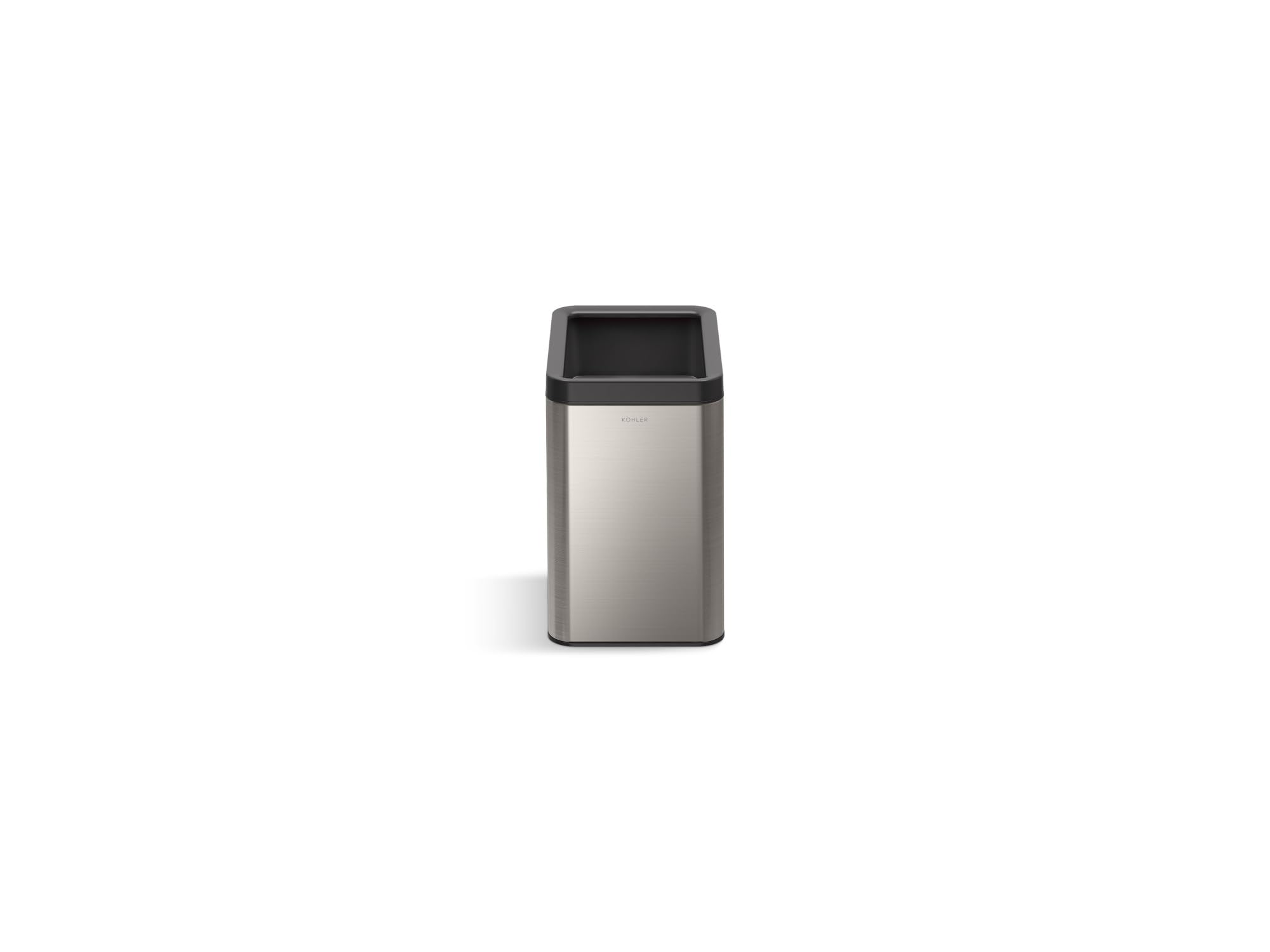 Kohler K-31314-St 25-Liter Open-Top Trash Can, Stainless Steel